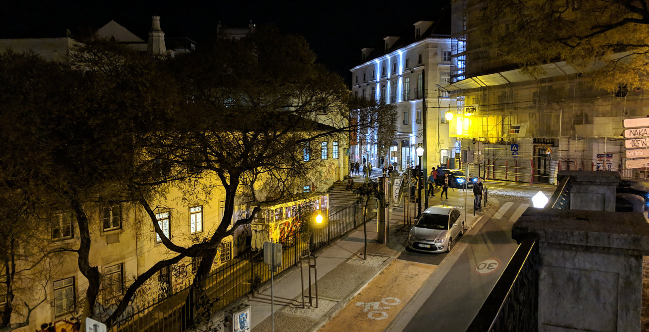 Lisbon funicular railway Ascensor da Gl�ria